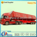 Aotong 3 axles hydraulic side tipping truck trailer (dumper semi trailer)